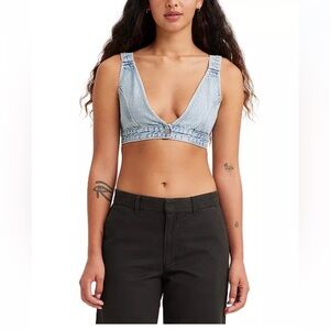 NWT Levi's Women’s Joli Denim Crop Top